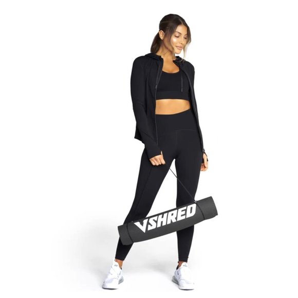 NWT V SHRED Essential Leggings in Black - Picture 1 of 8